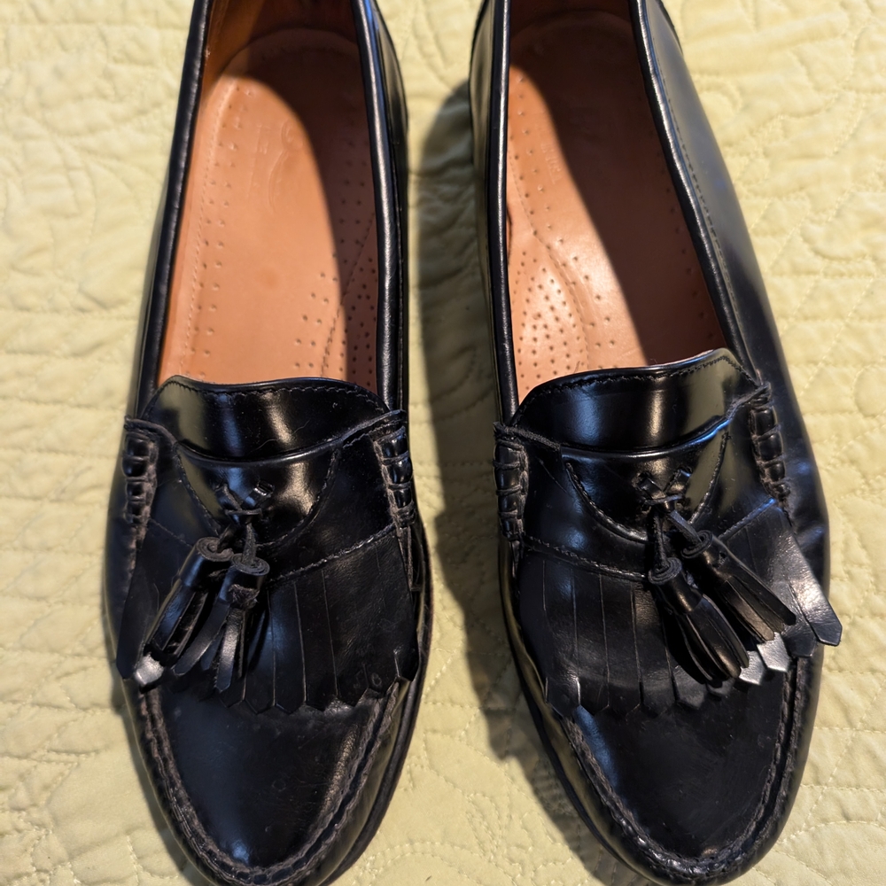 Classic Black Tassel Loafers